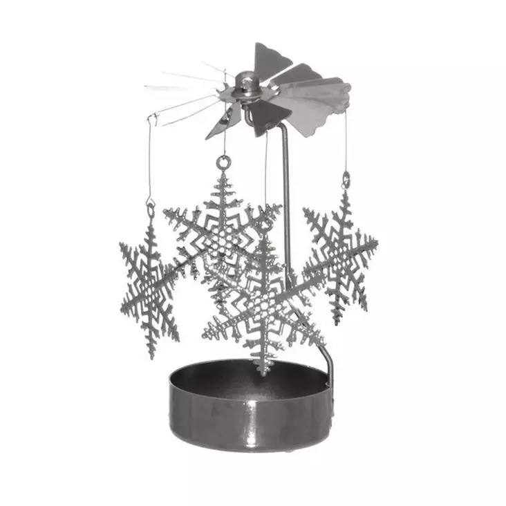 Kynttiläkello Lumihiutale - Joululyhdyt ja joulukynttilät - 6410416210285 - 1