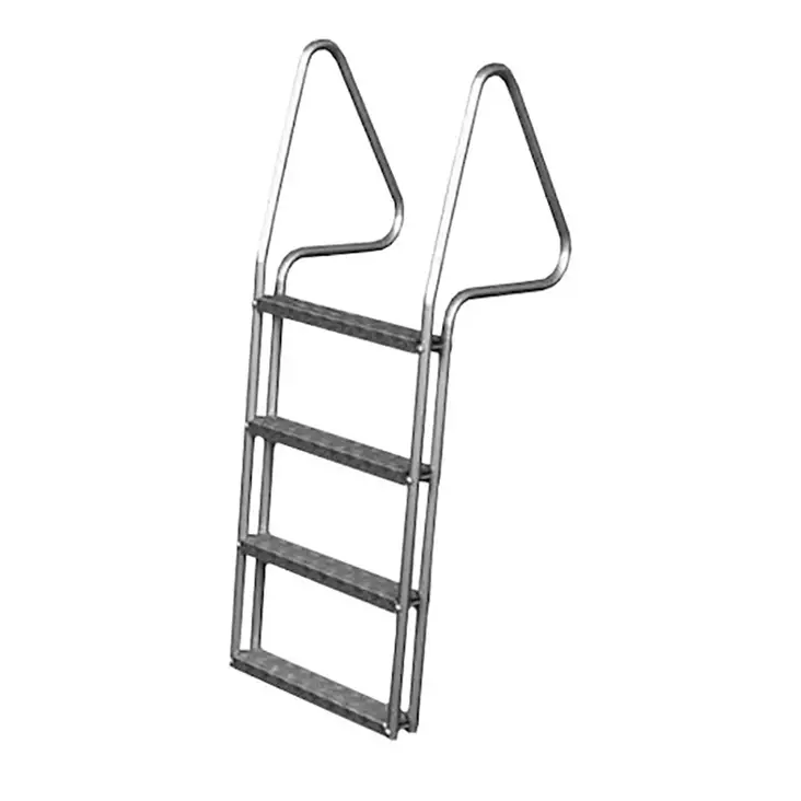 Laituritikas 4 askelmaa kuumasinkitty te - Laiturit ja laituritarvikkeet - 6438168121215 - 1