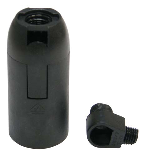 musta lampunpidin e14 - Valaisimien lisävarusteet - 6438140944115 - 1