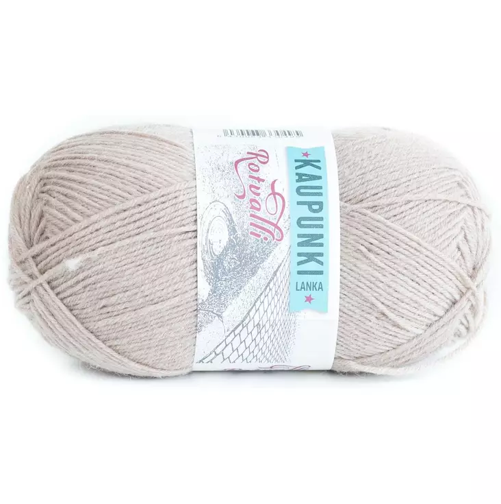 Lanka Rotvalli 10 Beige 100 g - Sukkalangat - 6430063330495 - 1