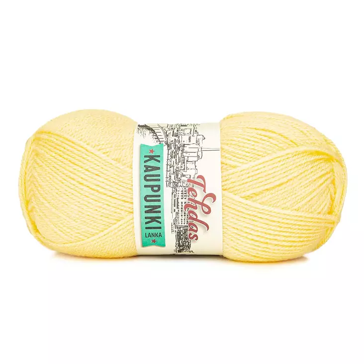 LANKA TEHDAS 34 VAALEANKELTAINEN - Akryylilangat - 6430063332895 - 1