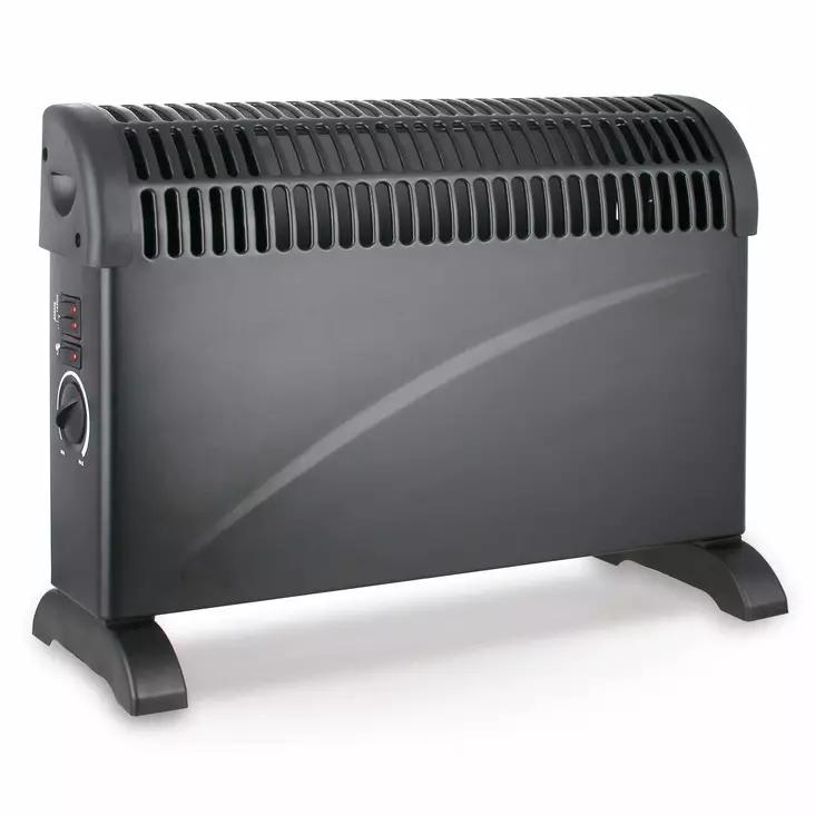 Läpivirtauslämmitin 2000W Turbo musta - Rakennuslämmittimet ja lämpöpuhaltimet - 6438168110875 - 1