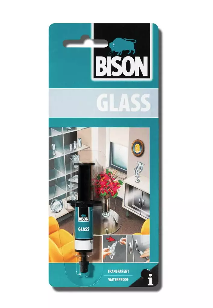 LASI JA METALLILIIMA Bison 2 ml glass liima - Pikaliimat - 8710439036625 - 1