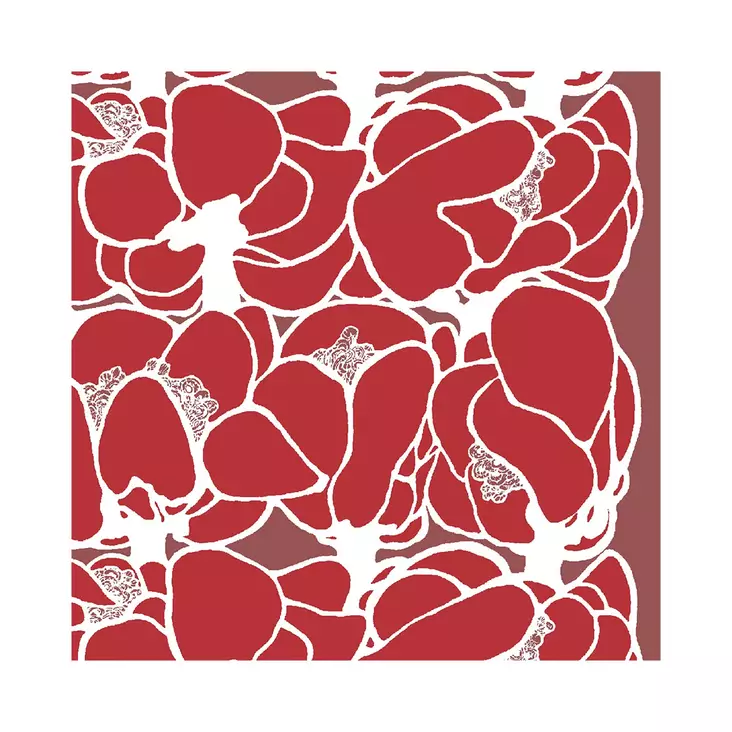 VALLILA LAUTASLIINA MAKEBA PUNAINEN 24 c - Kahviliinat 24x24 - 7321011992485 - 1