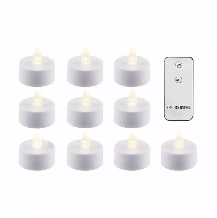 LED-KYNTTILÄ 10 kpl/pkt sis.paristot - LED-kynttilät - 6410413305915 - 1