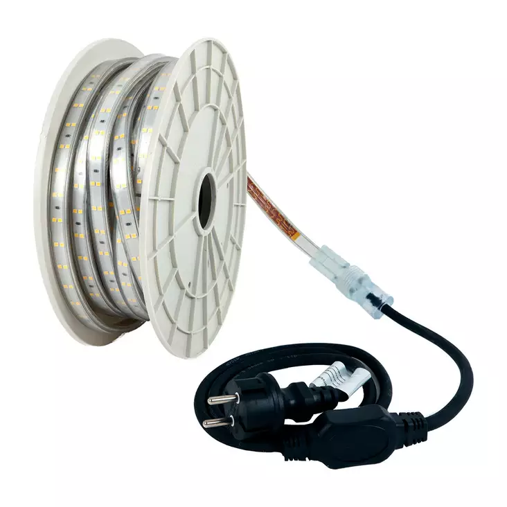 Led nauha 230V 15M 120W 12000lm IP44 - LED valonauhat - 6418536030585 - 1