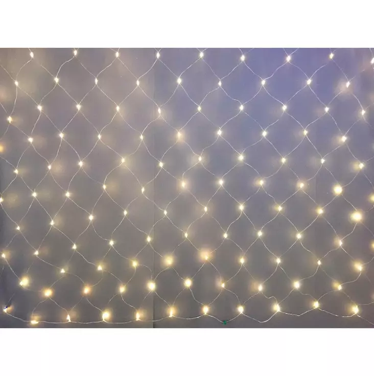 Led verkkovalo 100 Led lämmin valkoinen - Valosarjat verkkovirta - 6438159241465 - 1