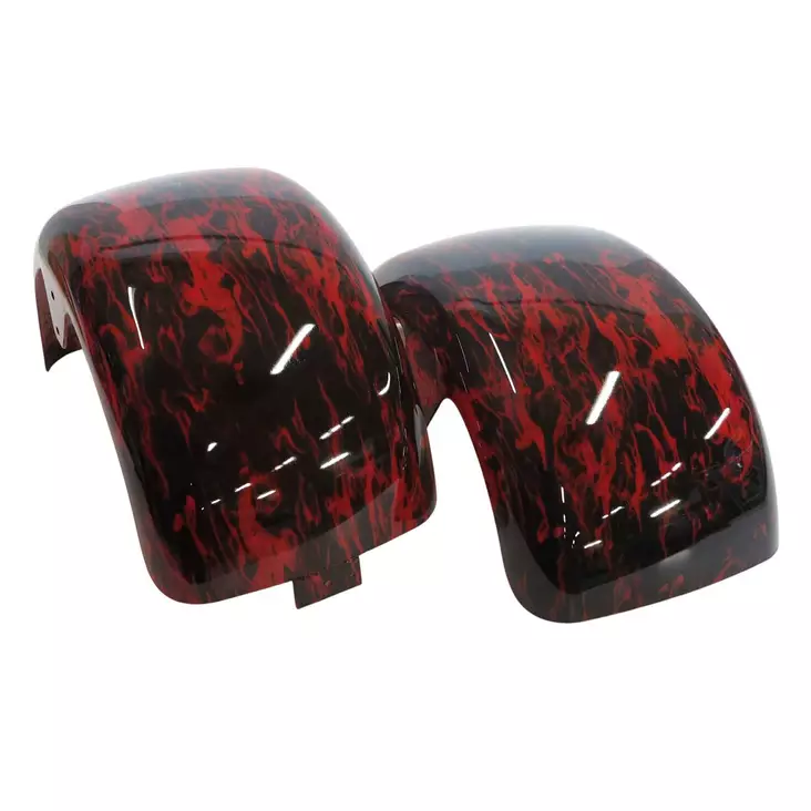 Sähköskootterin lokasuojat liekkikuvio punainen - Sähköskootteri renkaat, vanteet, lokarit - 833905 - 1