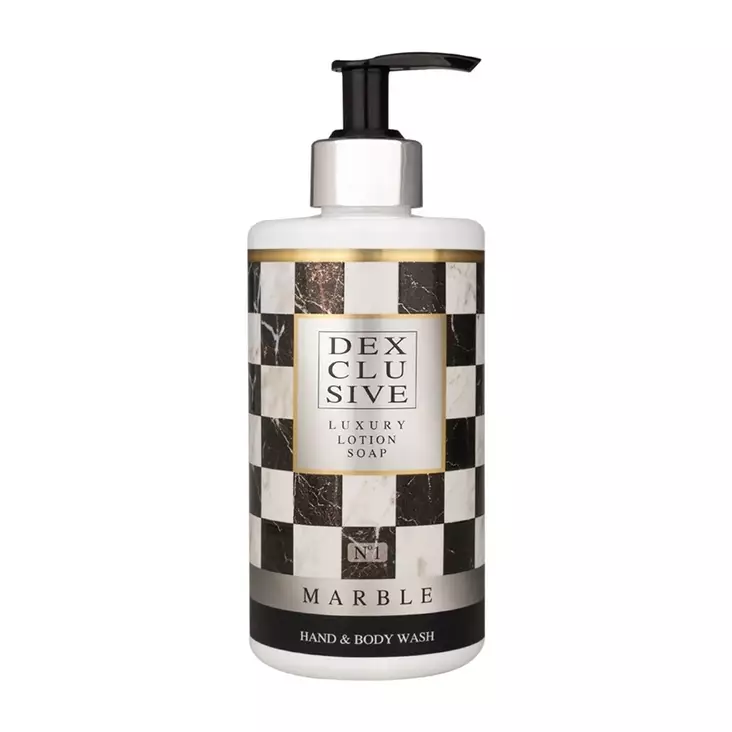 Luxus Nestesaippua black&white 400ml - Käsisaippuat - 8694965542495 - 1