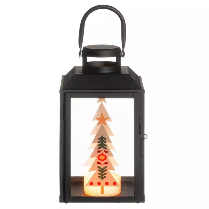 Lyhty Folk 23cm Kuusi - Ulkolyhdyt - 6410416414935 - 1