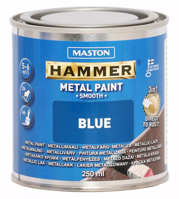 MAALI SININEN 250ML SILE=C3=84 - Ulkomaalit - 6412498860075 - 1