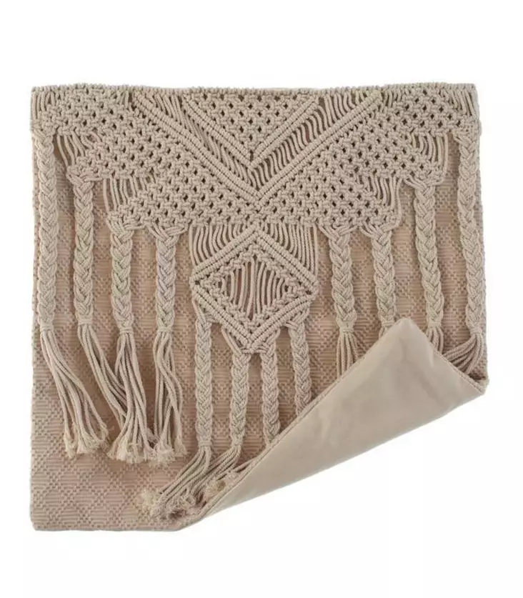 MAKRAMEE TYYNYNPÄÄLLINEN 45 x 45cm Amanda B collection - Sisustustyynyt ja tyynynpälliset - 6420254258295 - 1