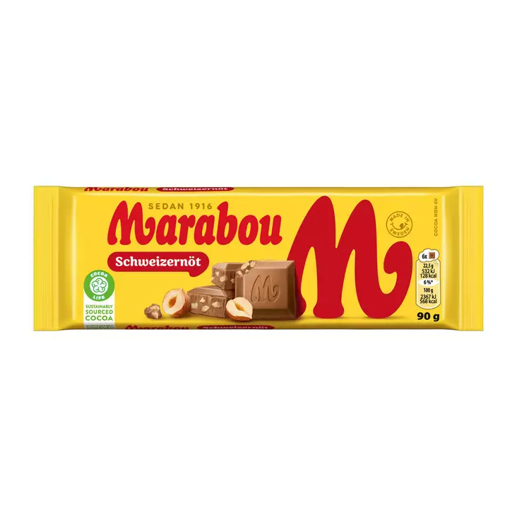 Marabou Schweizermöt suklaalevy 90g - Suklaat - 7622202275845 - 1