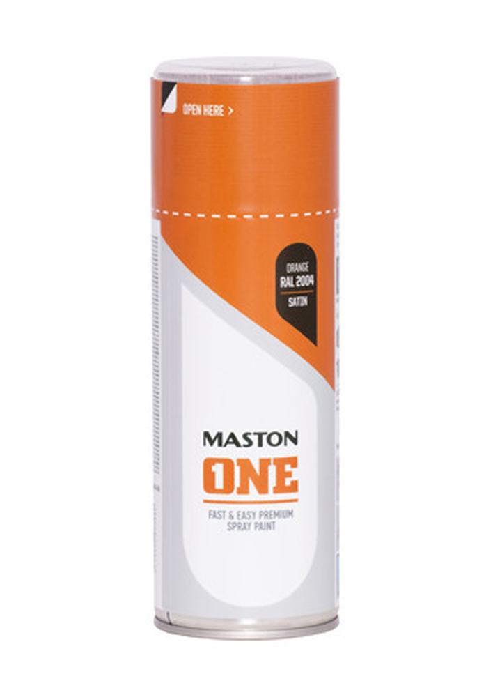 MASTON ONE ORANSSI 2004 400ML - Spraymaalit - 6412490033545 - 1