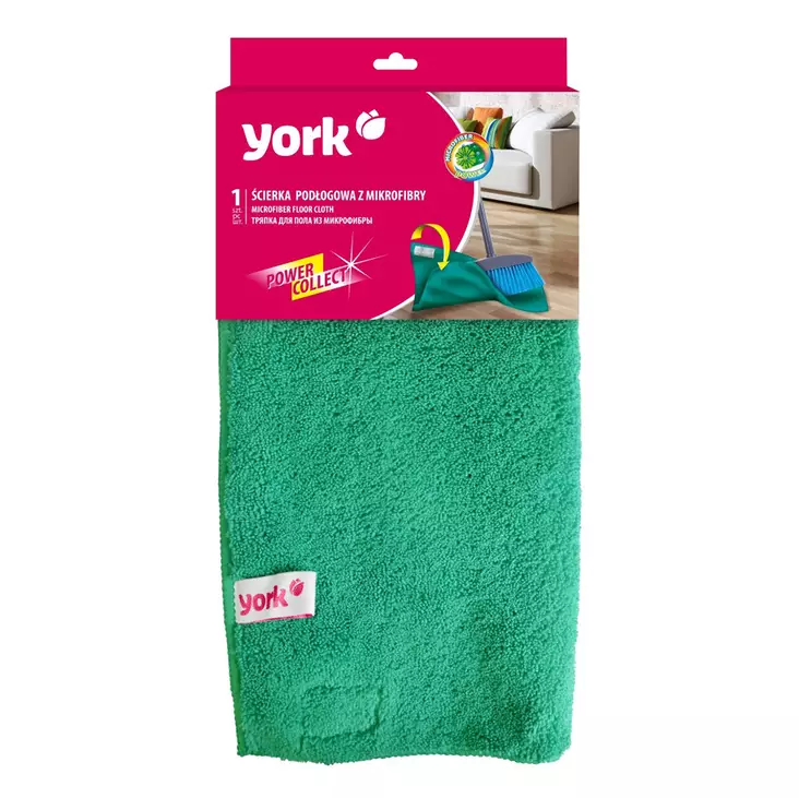 Mikrokuitulattialiina York PowerCollect 50 x 60 cm - Siivousliinat ja rätit - 5903355084075 - 1