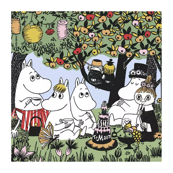 Servetti Moomin Partymuumi 33cm - Lounas-servetit 33x33 - 6411630303005 - 1