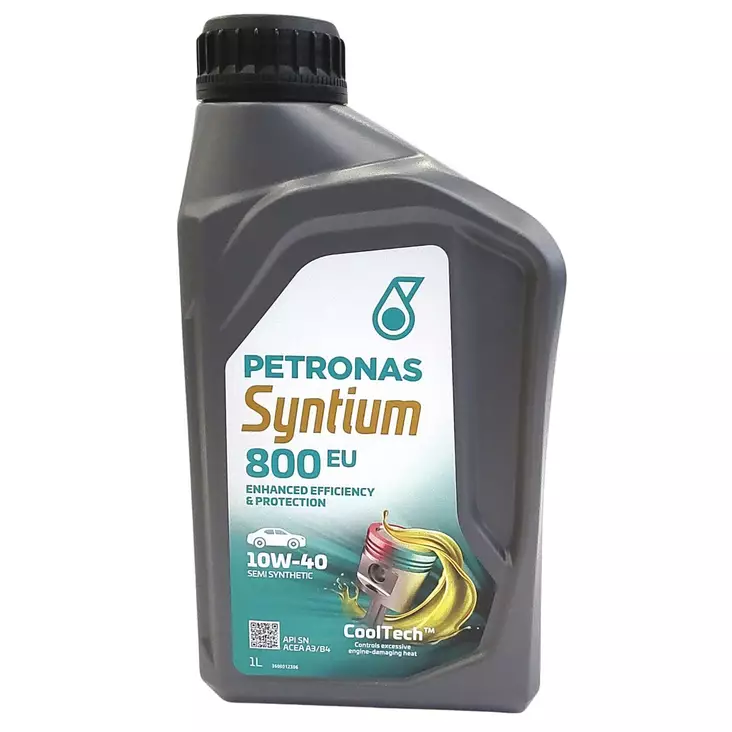 PETRONAS Syntium Motoröl 10W-40 – 1 Liter, ACEA A3/B4, API SN | Für Auto & Motorrad