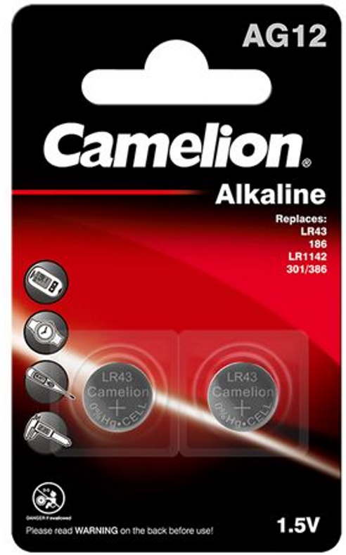 NAPPIPARISTO AG12 2KPL CAMELION - Nappiparistot - 4260216454875 - 1