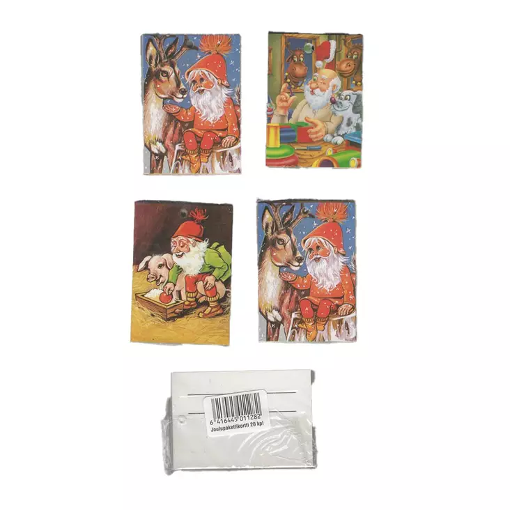 Pakettikortti 8kpl/pss. - Joulupakettikortit - 6416445011275 - 1