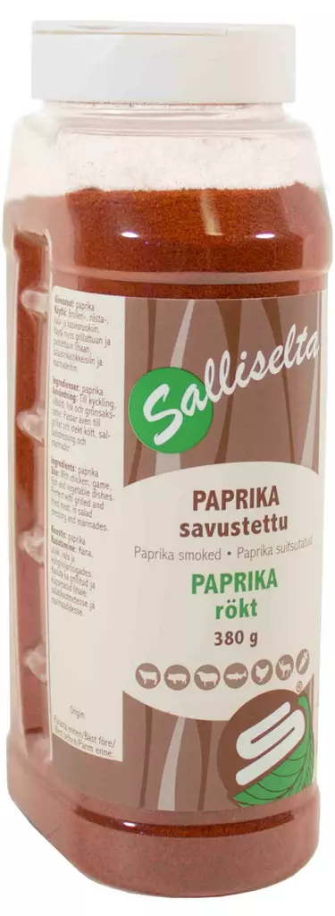 Paprika savustettu 380G Sallinen - Mausteet - 6436501044955 - 1