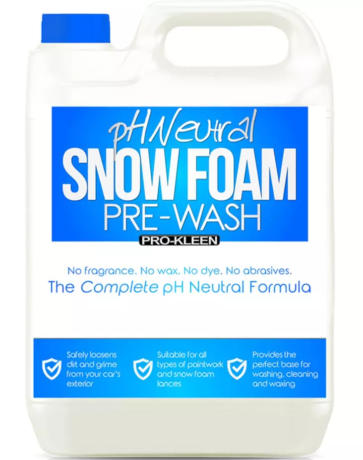 PRO-KLEEN PRE-WASH PH-NEUTRAL SNOW FOAM 5L esipesuaine - Autoshampoot ja pesuaineet - 5060478891345 - 1