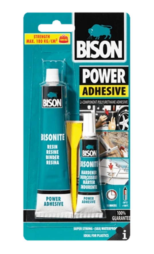 PU-LIIMA BISON Power Adhesive 65 ml - Akryylimassat ja saumaus - 8710439153155 - 1