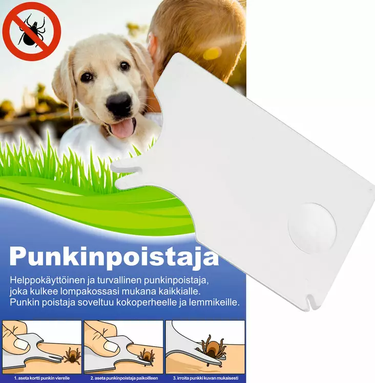 Punkki punkinpoistaja luottokortti koiralla punkki ihmisell=C3=A4 punk=
ki punkinpoisto punkkirokote - Apuvälineet arkeen - 834315 - 1
