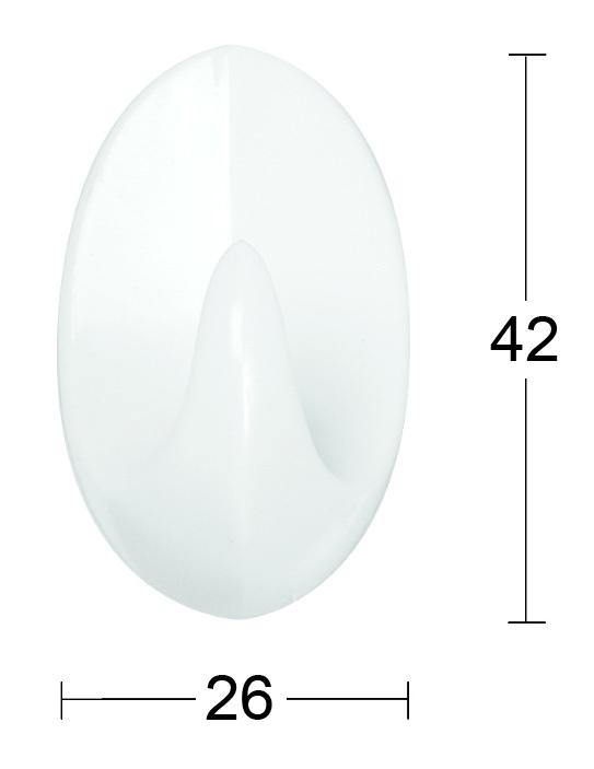 PYYHEKOUKKU 1041 MATTAKROMI - Koukut, naulakot ja telineet - 7317900634055 - 1