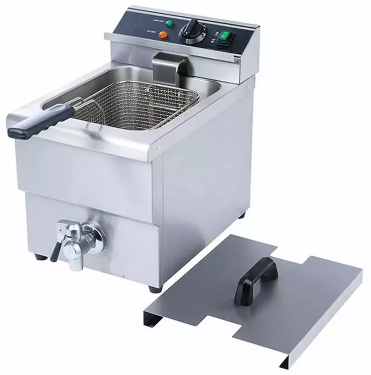 RASVAKEITIN 1-osainen 12,0L Ammattilaislaadun friteerauskeitin - Paistaminen ja kypsentäminen - 6438417028975 - 1