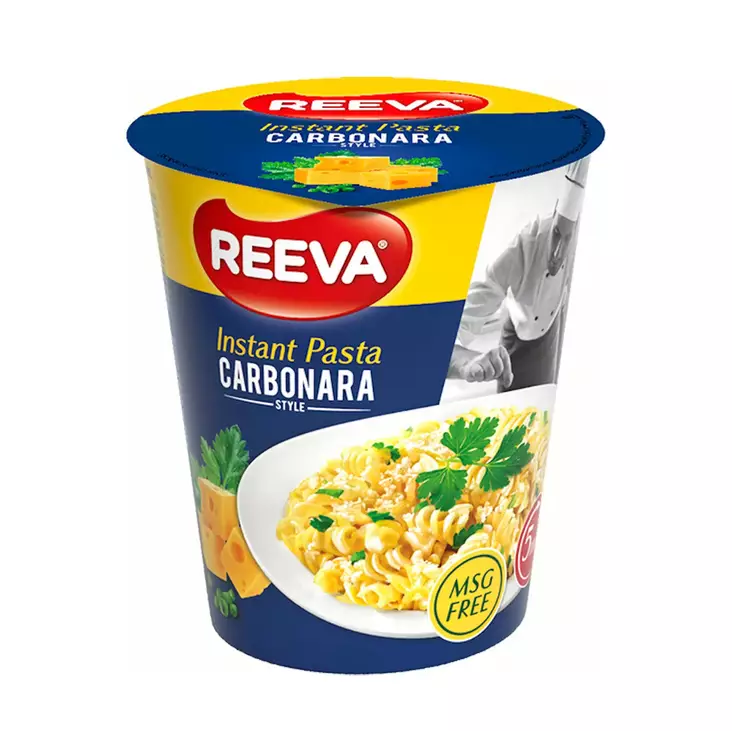 Reeva Pikapasta carbonara 70 g - Ateria-ainekset ja keitot - 4820179256215 - 1