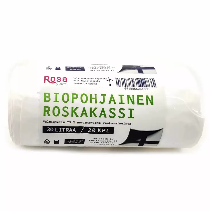 ROSKAKASSI 30L 20kpl 520X600 - Biojätepussit - 6418055064535 - 1