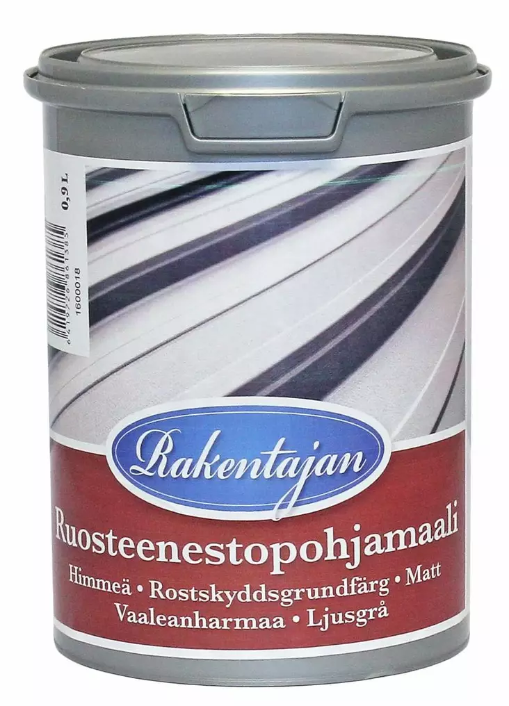 RUOSTEENESTOMAALI 0,9L RAKENTAJAN - Metallimaalit - 6419726861385 - 1