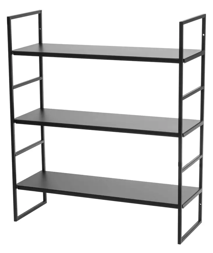 SEINÄHYLLY MUSTA 4LIVING - Pienkalusteet ja pöydät - 6410413075245 - 1