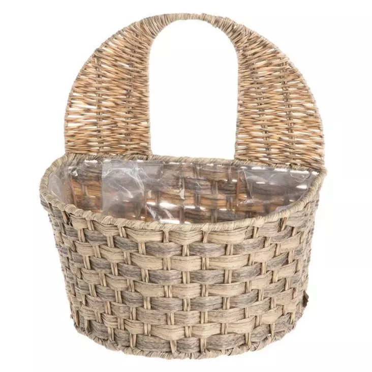 Seinäruukku Mocca puolikaari 32x22x17cm - Ulkoruukut - 6410413155985 - 1