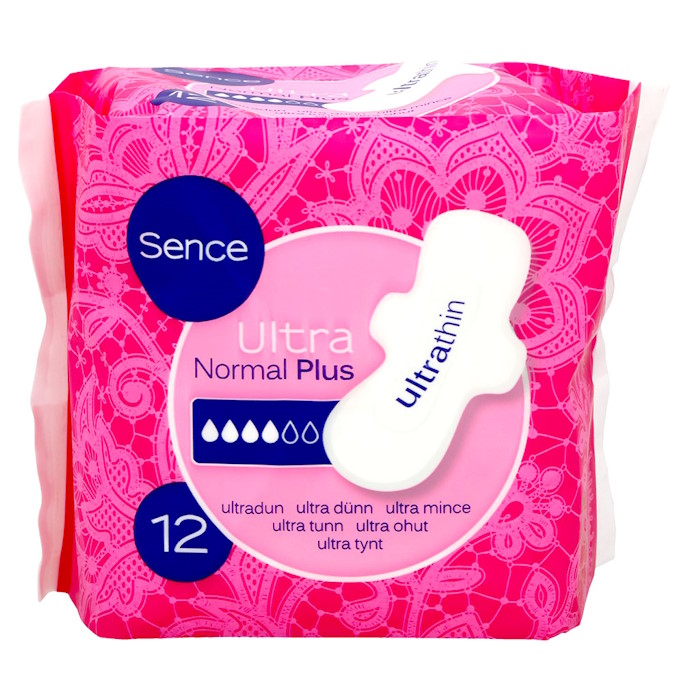 Side 12KPL Normal Sence - Kuukautissiteet - 8718692411555 - 1