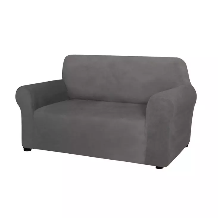 Sohvanpäällinen Velvet 2:n istuttava harmaa - Sisustustyynyt ja tyynynpälliset - 6410416476575 - 1