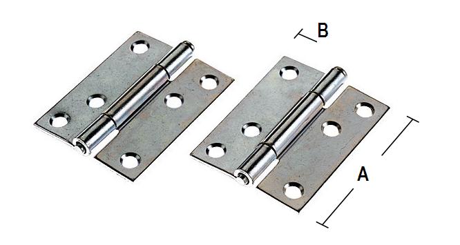 SOKKASARANA 572 85x25mm 2kpl TERÄS - Saranat - 6420614021675 - 1