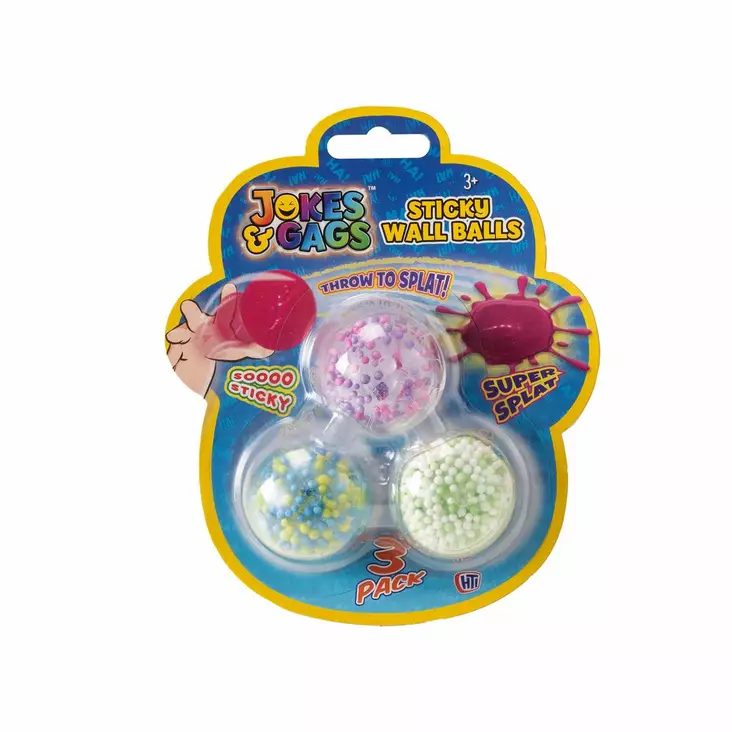 Sticky Wall Pallz - Fidgetit ja stressilelut - 5050837619215 - 1