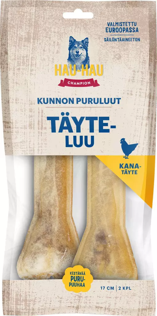 TÄYTELUU KANA 17cm, 230g - Koiranruoat ja herkut - 6430076894625 - 1