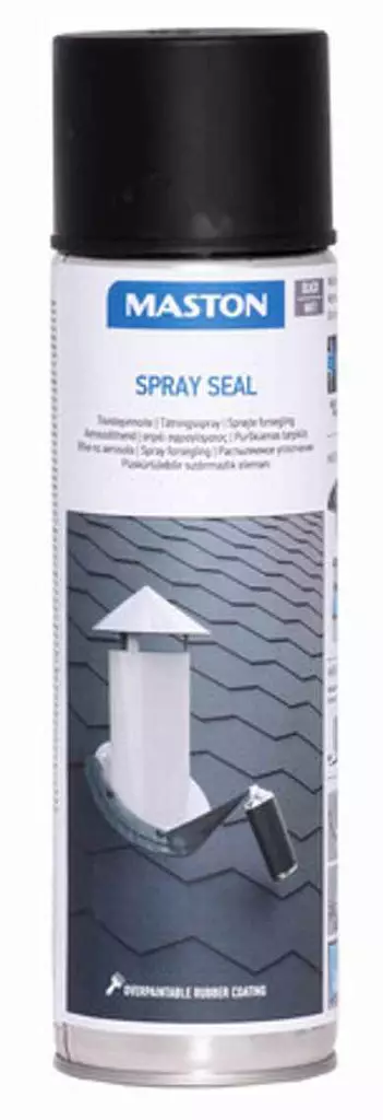 TIIVISTEPINNOITE SPRAY SEAL MUSTA 500ML MASTON - Spraymaalit - 6412490032715 - 1