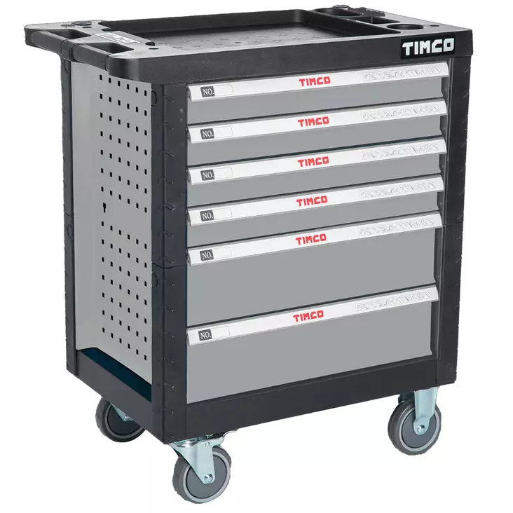 Timco 220-osainen harmaa työkaluvaunu - Työkaluvaunut - 6438014293035 - 1