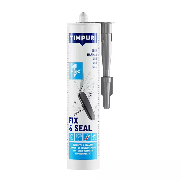 RATKAISUMASSA HARMAA 290ML - Liimamassat ja tiivistysmassat - 6418091031775 - 1