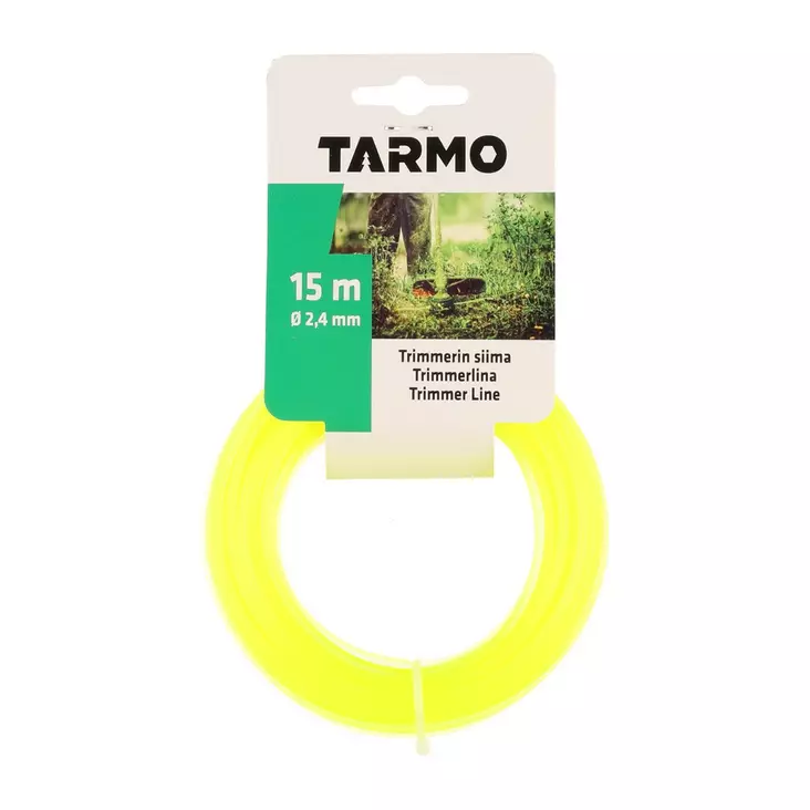 TRIMMERIN VARASIIMA 2,4MMX15M - Trimmerin siimat - 6410412897275 - 1
