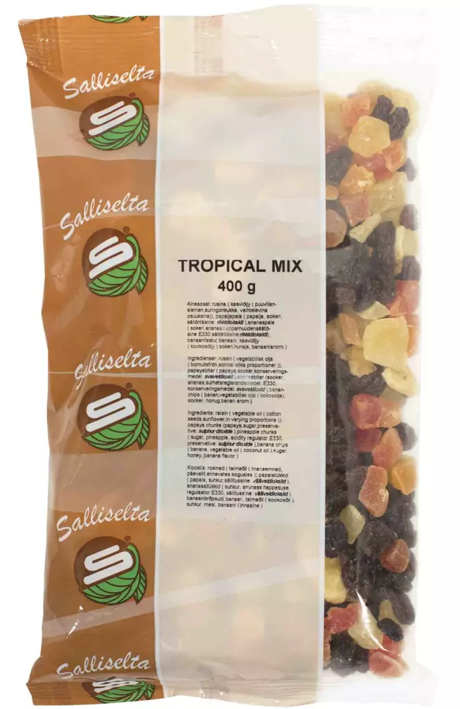 Tropical Mix 400G Sallinen - Makeiset ja naposteltavat - 6436501018215 - 1