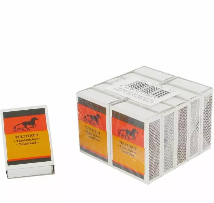 TULITIKKUPUNTTI MUSTANG - Tulitikut - 6410412118455 - 1