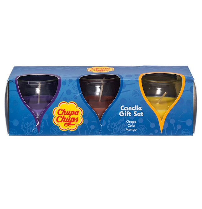 tuoksukynttil=C3=A4setti chupa chups - Tuoksukynttilät ja tuoksutuikut - 5060677905775 - 1