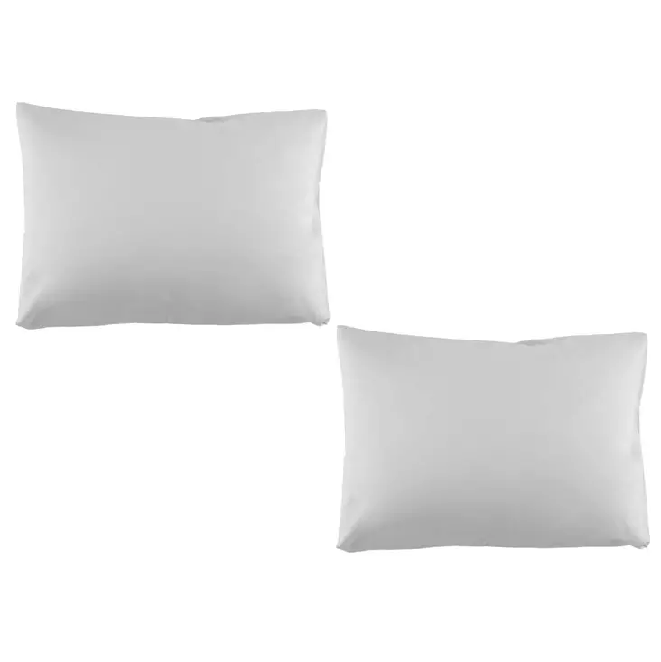 TYYNYLIINA 2 kpl Harmaa 50x60 cm - Pussilakanat, petivaatteet ja tyynyt - 6410413291195 - 1