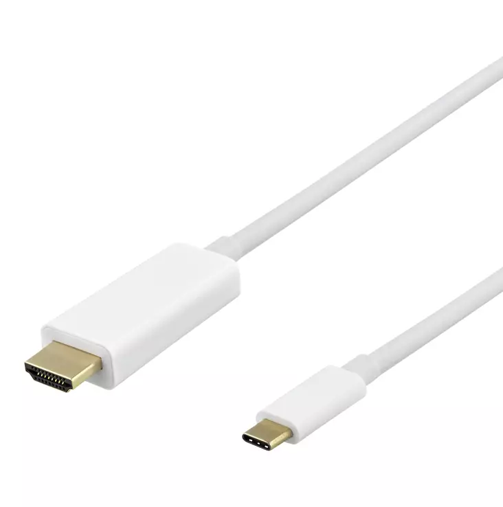usb-c hdmi-kaapeli kullatut liittimet - Audio- ja videokaapelit - 7333048053145 - 1