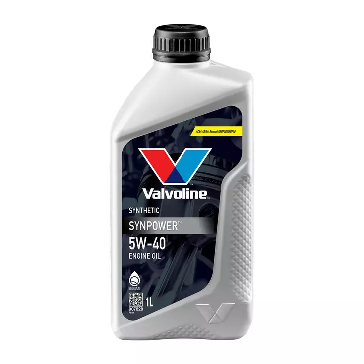 VALVOLINE SynPower 5W-40 1L Moottoriöljy täyssynteettinen - Moottoriöljyt - 8710941013725 - 2