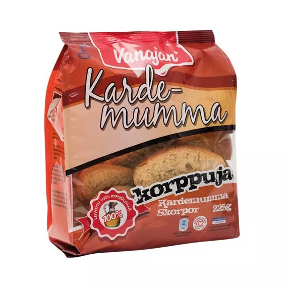 Kardemumma korppu 225 g - Leivät, keksit ja leivonnaiset - 6420615450375 - 1